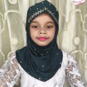 ডার্ক টিল কিডস স্টোন ওয়ার্ক রেডি হিজাব KH06