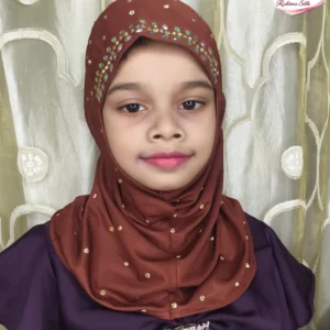 কপার কিডস স্টোন ওয়ার্ক রেডি হিজাব KH08