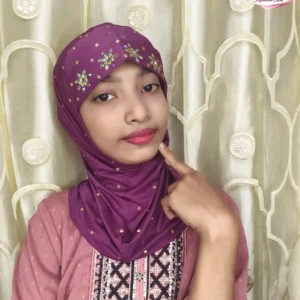 প্লাম কিডস স্টোন ওয়ার্ক রেডি হিজাব KH23