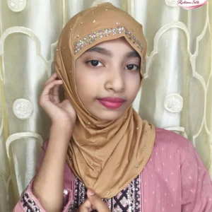 গোল্ডেন কিডস স্টোন ওয়ার্ক রেডি হিজাব KH27
