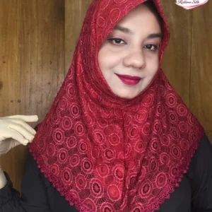 মেরুন শর্ট রেডি হিজাব N03