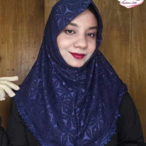 নেভি ব্লু শর্ট রেডি হিজাব N06
