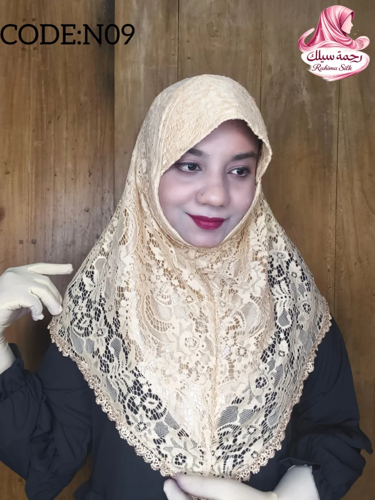 গোল্ডেন শর্ট রেডি হিজাব N09