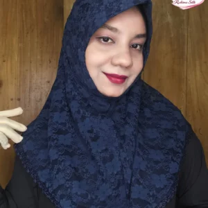 নেভি ব্লু শর্ট রেডি হিজাব N15