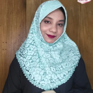 আকাশী শর্ট নেট রেডি হিজাব N53