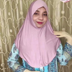 মভ পিংক প্লেইন রেডি হিজাব কিডস PEM17