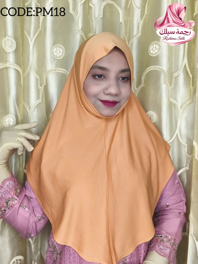 Mango Color Plain Ready Hijab PM18