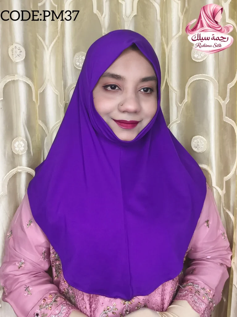 ভায়োলেট প্লেইন রেডি হিজাব PM37