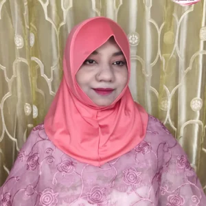 পিচ পিংক প্লেইন রেডি হিজাব শর্ট সাইজ PS12