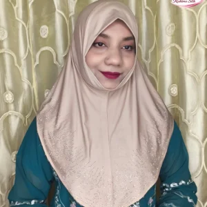 নুড রেইনস্টোন ওয়ার্ক হিজাব SM23