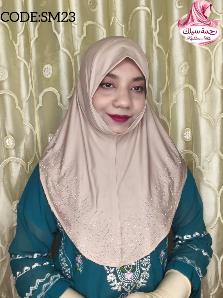 নুড রেইনস্টোন ওয়ার্ক হিজাব SM23